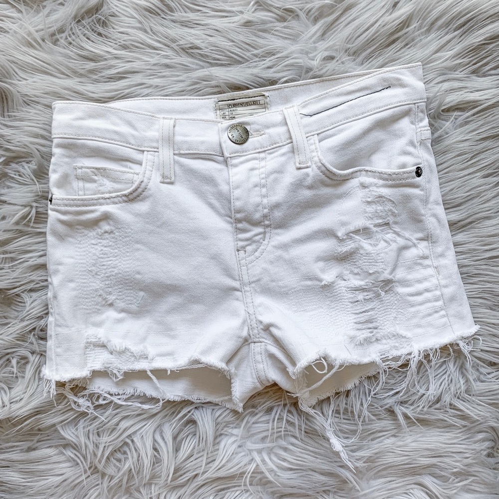 CurrentElliott HighRise Cutoff Jean Shorts |